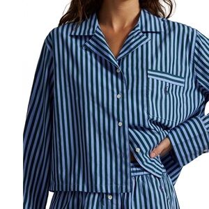 Polo Ralph Lauren Stripes Cotton Pajamas Top